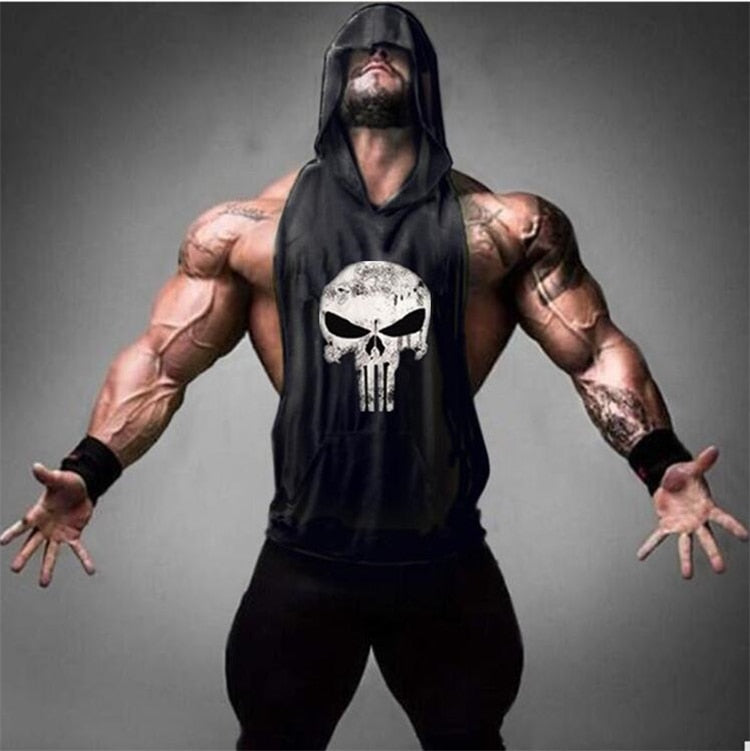 Men's Black Tank Tops T-Shirt