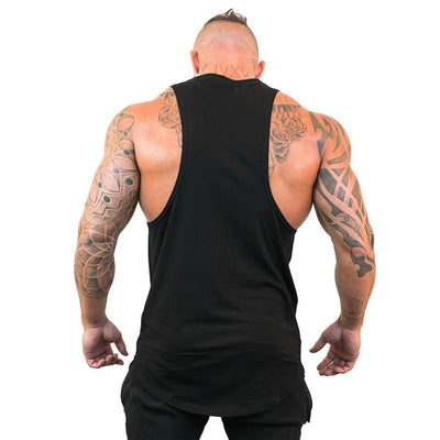 Men's Black Tank Tops T-Shirt