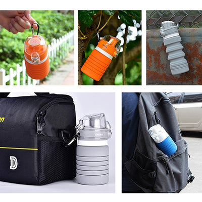 Collapsible Silicone Water Bottle
