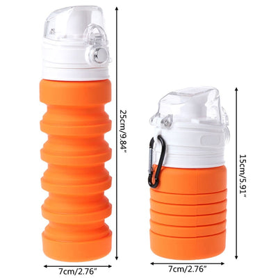 Collapsible Silicone Water Bottle