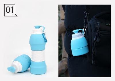Shaker Silicone Water Bottle