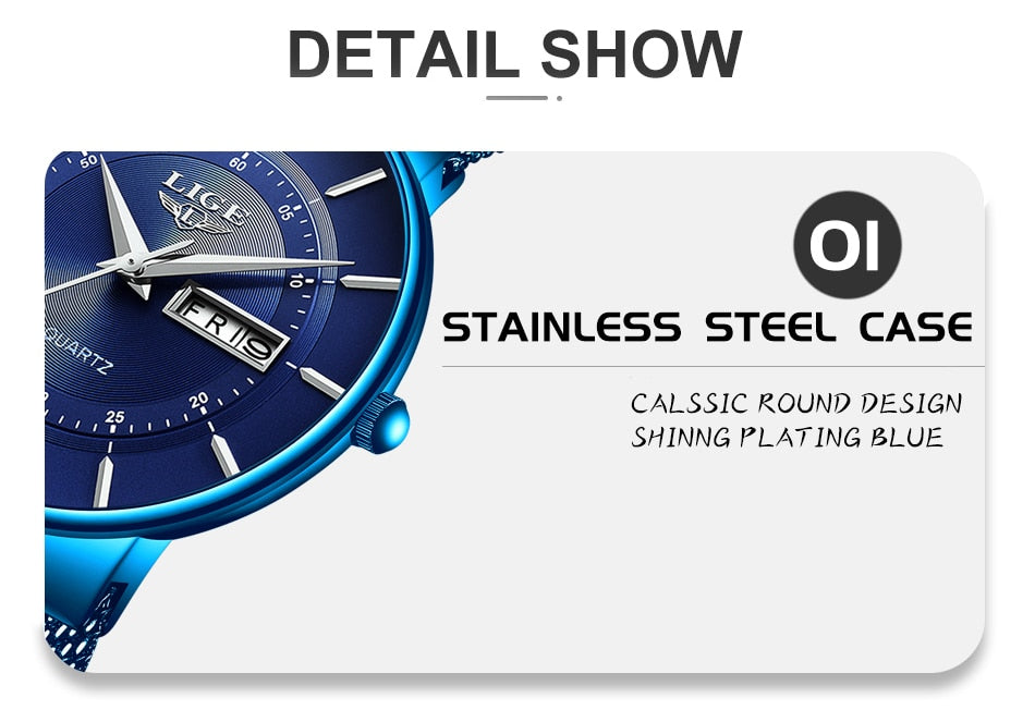 Men Stainless Steel Casual Watch