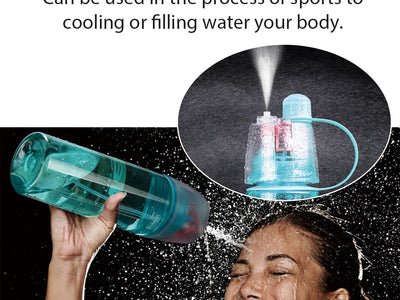 Spray Plastic Sport Water Bottle