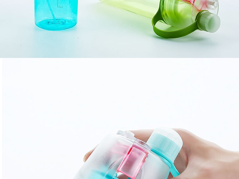 Spray Plastic Sport Water Bottle
