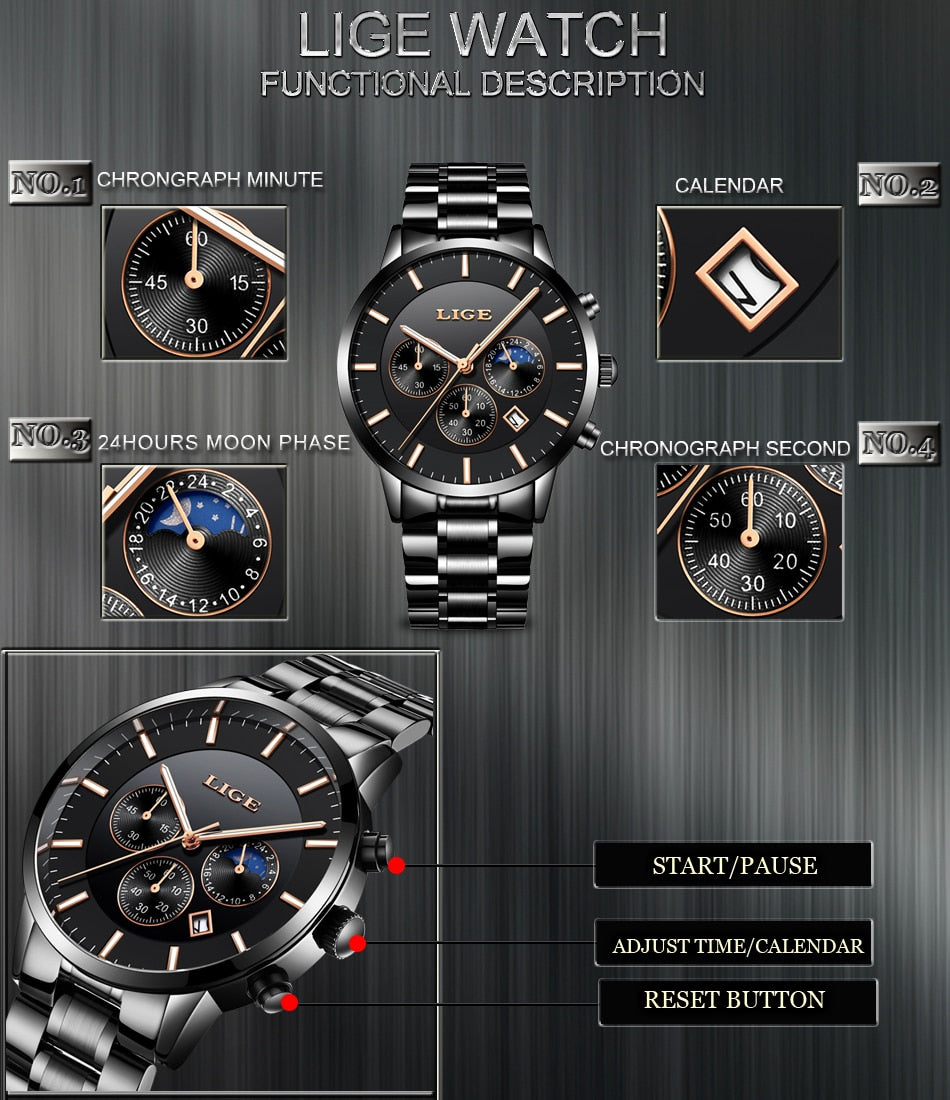Men's Fashion Business Casual Watch
