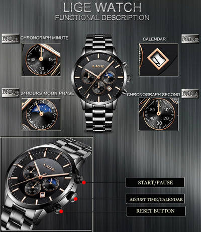 Men's Fashion Business Casual Watch