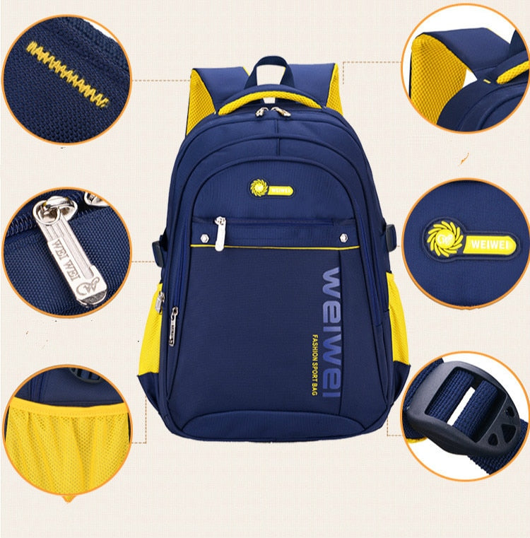 Unisex School Travel Backpack
