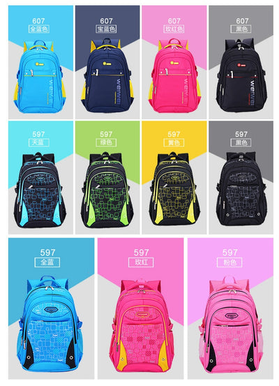 Unisex School Travel Backpack
