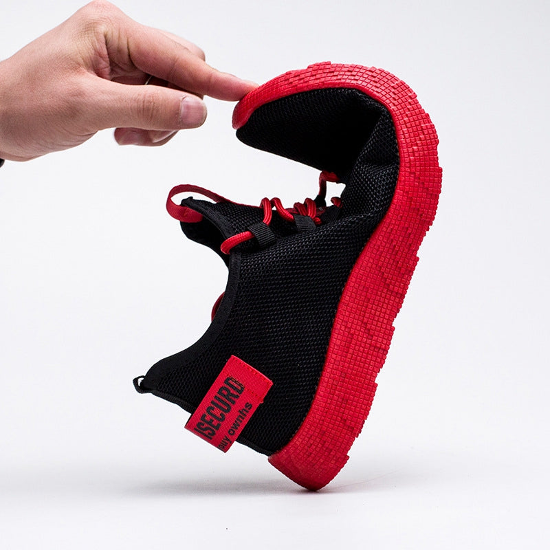 Black & Red Comfortable Sneakers