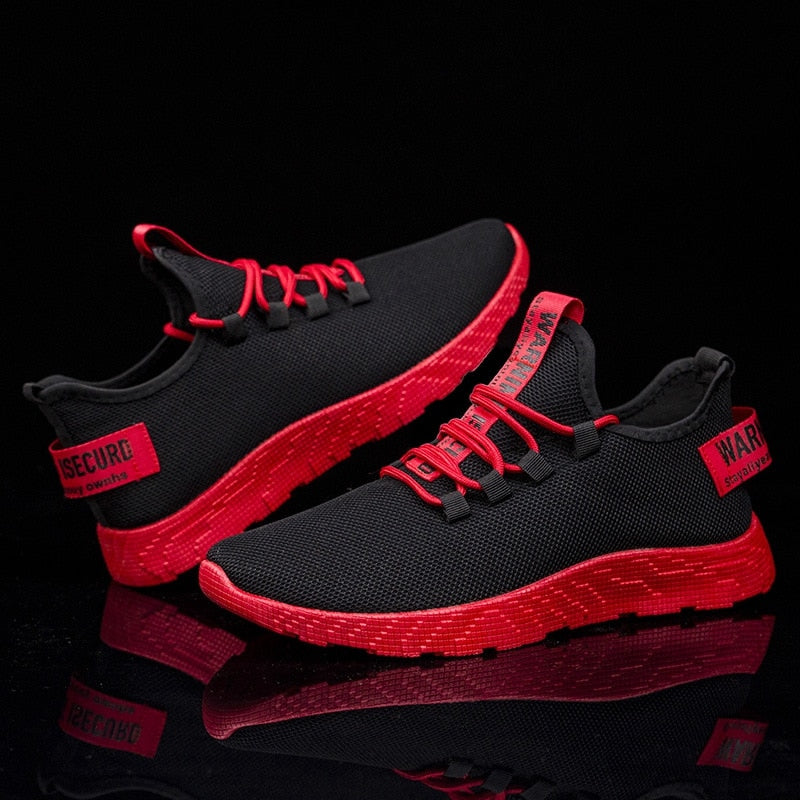 Black & Red Comfortable Sneakers