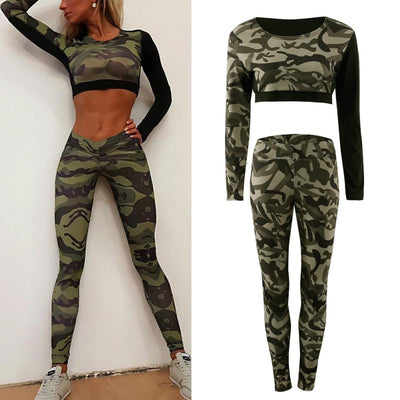 Women Camouflage Casual Fitness