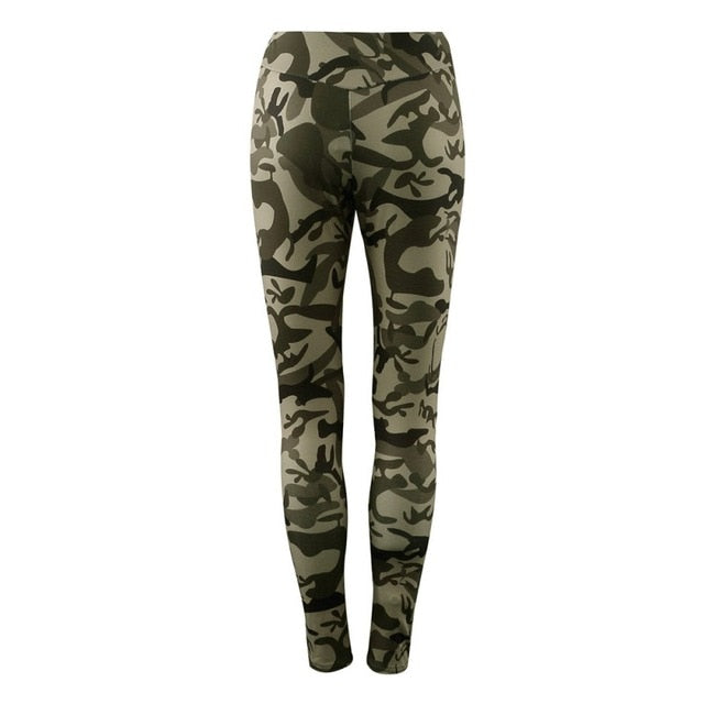 Women Camouflage Casual Fitness