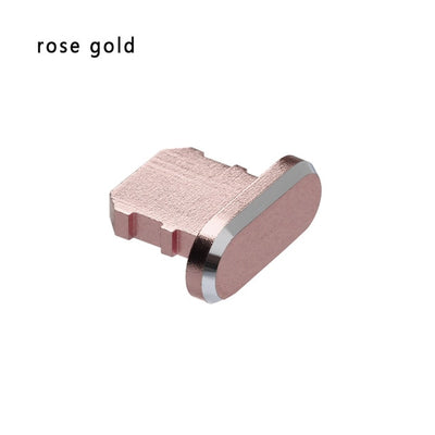 Metal Anti Dust Charger Dock Plug For iPhone X XR Max 8 7 6S Plus