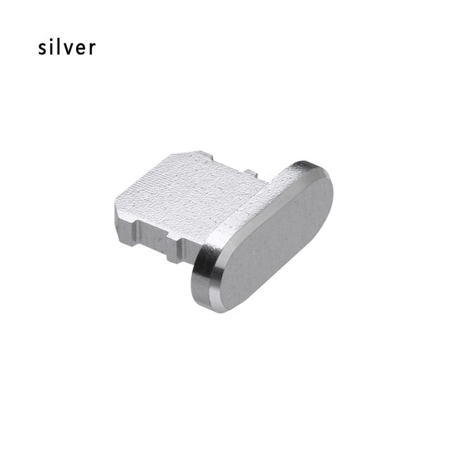 Metal Anti Dust Charger Dock Plug For iPhone X XR Max 8 7 6S Plus