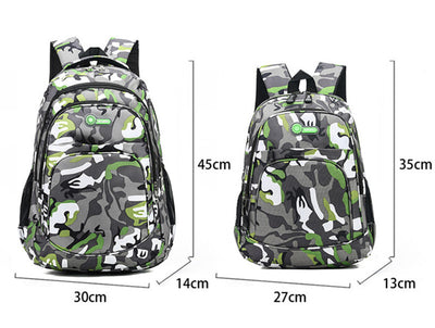 Unisex Camouflage Travel Backpack