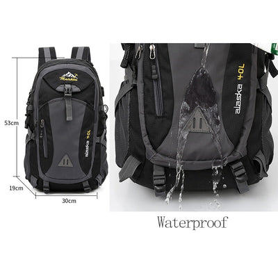 Unisex Waterproof Travel Climbing Backpack