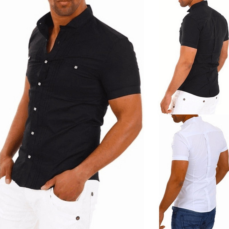 Men's Slim Fit Casual Shirt