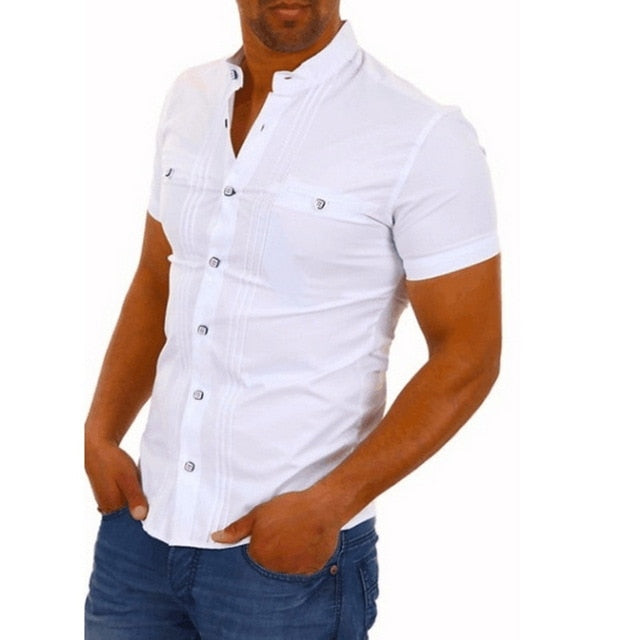 Men's Slim Fit Casual Shirt