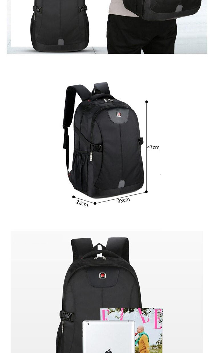 Unisex Travel School Backpack