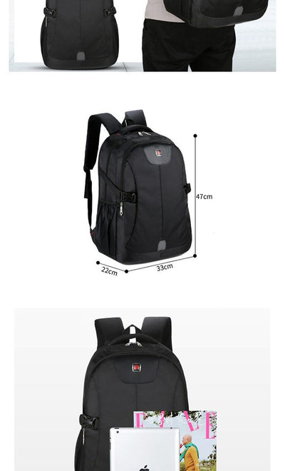 Unisex Travel School Backpack