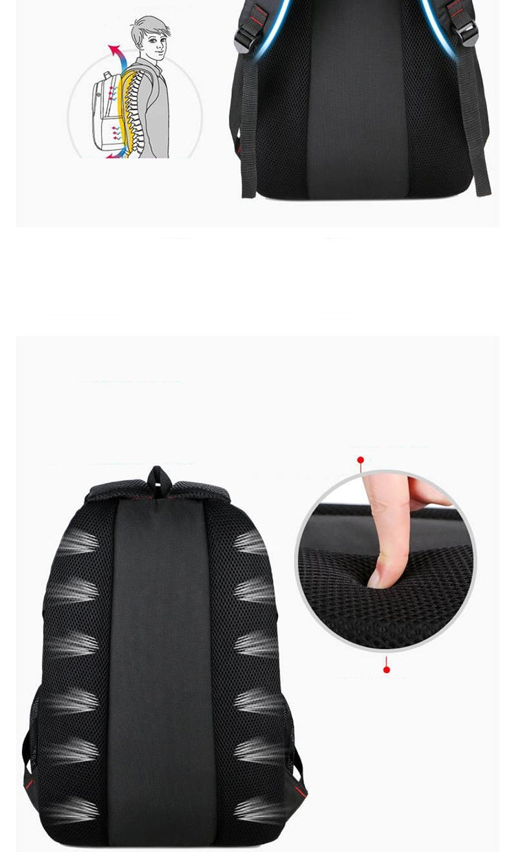 Unisex Travel School Backpack