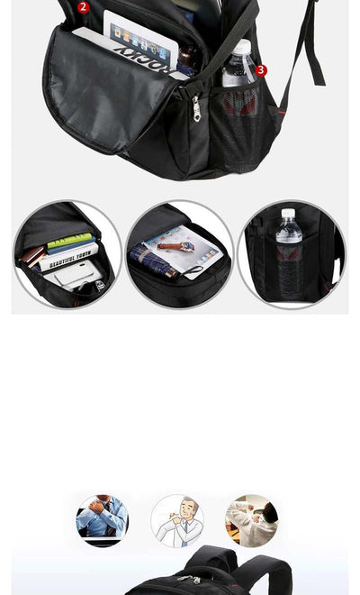 Unisex Travel School Backpack