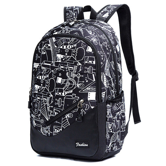 Unisex School Travel Backpack