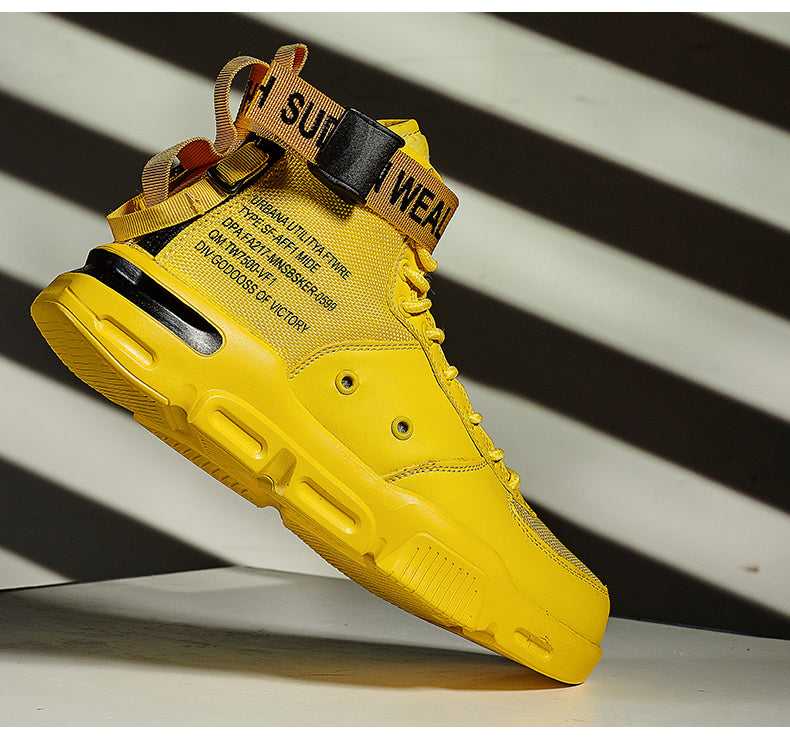Men's Fashion Outdoor Yellow Sneakers