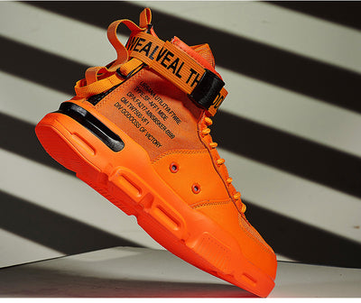 Men's Fashion Outdoor Orange Sneakers