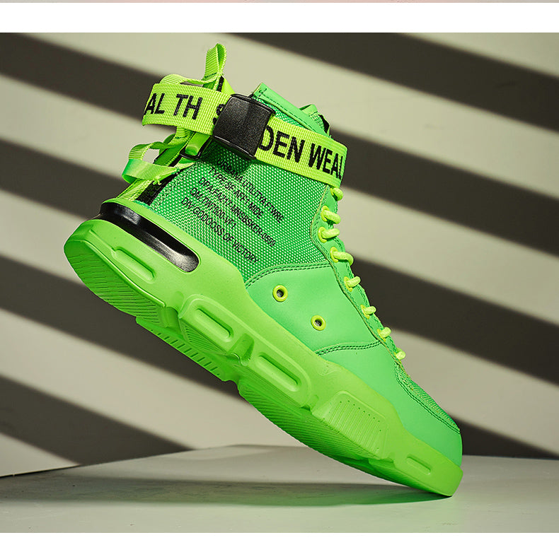 Men's Fashion Outdoor Green Sneakers