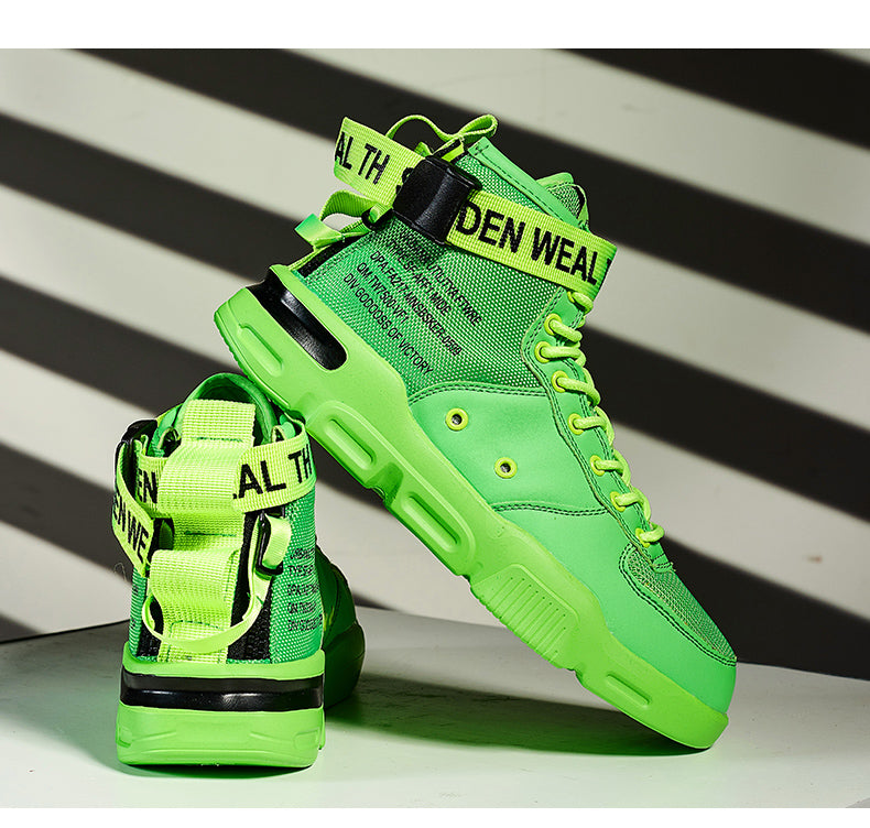 Men's Fashion Outdoor Green Sneakers