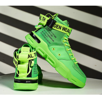 Men's Fashion Outdoor Green Sneakers