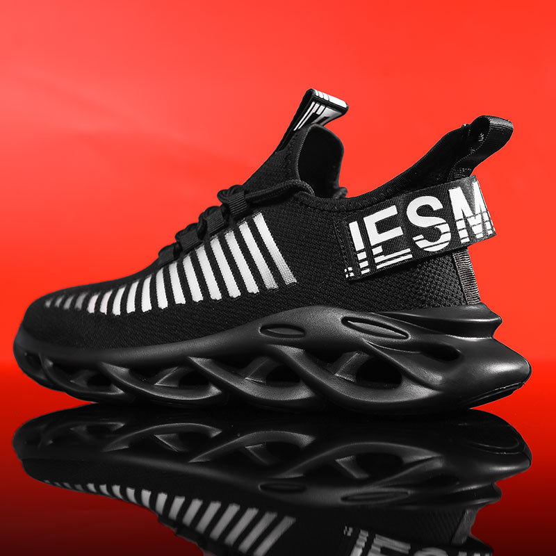 Comfortable Running Black Sneakers