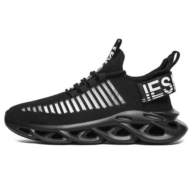 Comfortable Running Black Sneakers