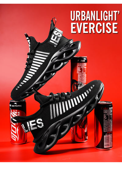 Comfortable Running Black Sneakers