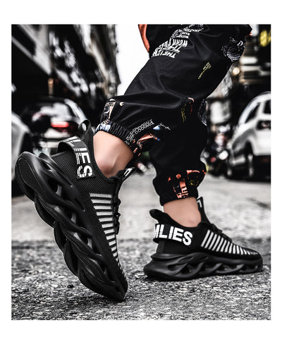 Comfortable Running Black Sneakers