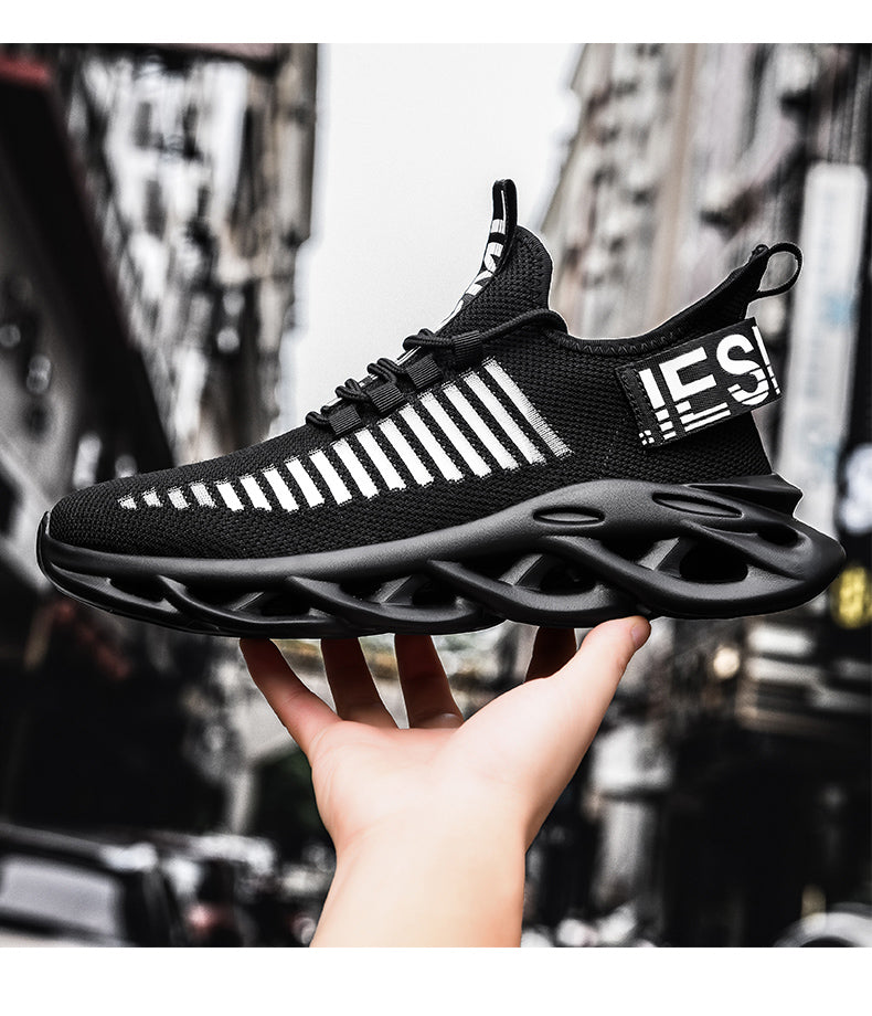 Comfortable Running Black Sneakers