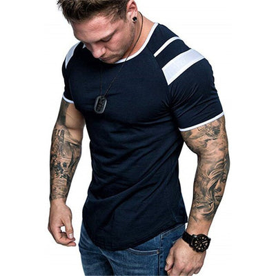 Men's Fashion Casual Black T-Shirt