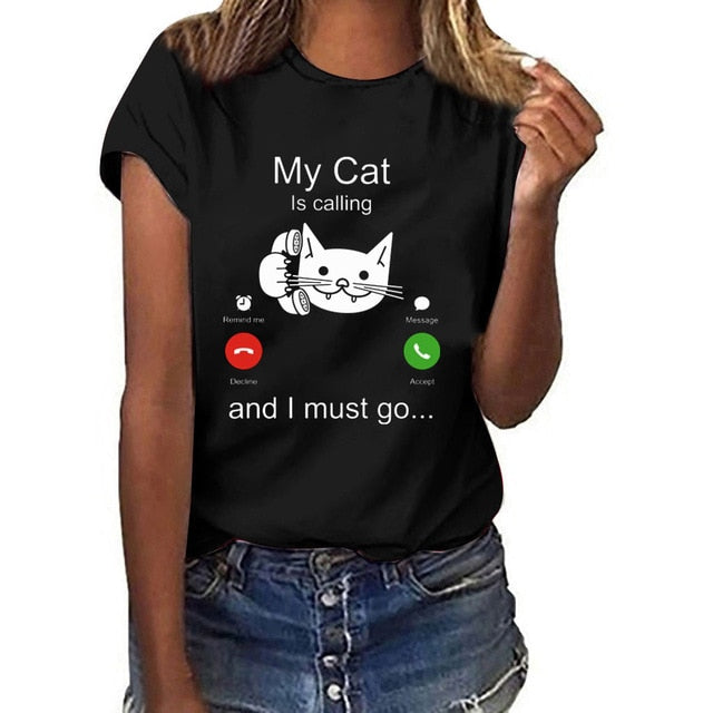 Women's Cat T-Shirt