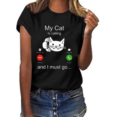 Women's Cat T-Shirt