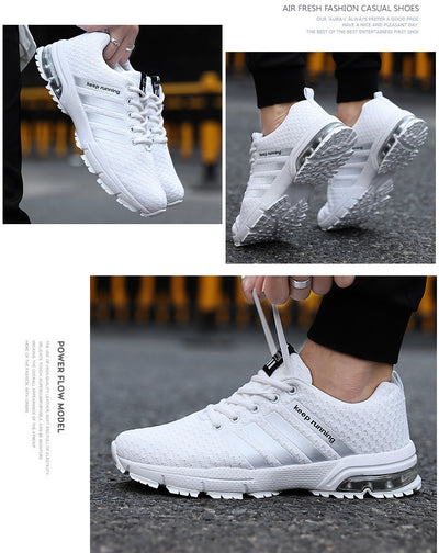 Unisex White Running Sneakers