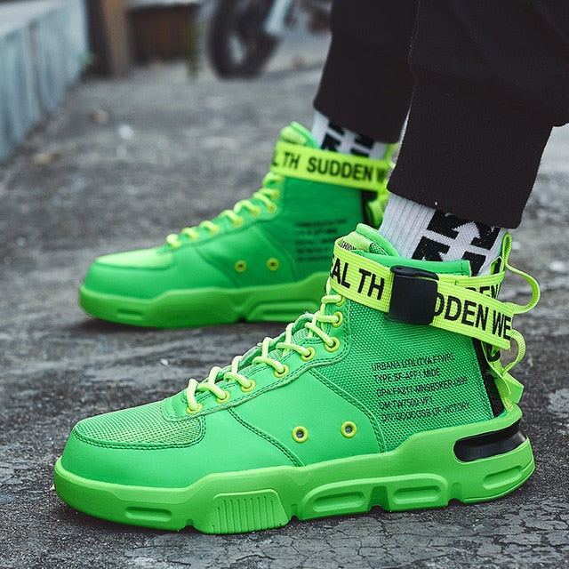 Men's Fashion Outdoor Green Sneakers