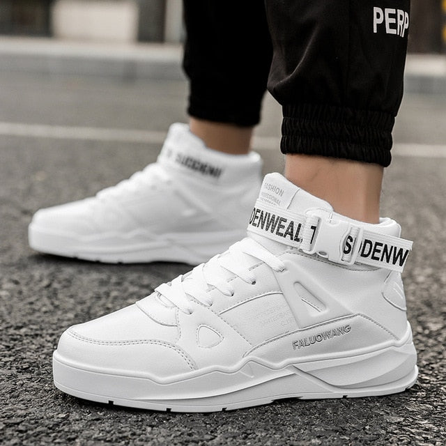 Men's Fashion Outdoor White Sneakers
