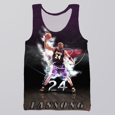 kobe bryant 24 Fashion Tank Top