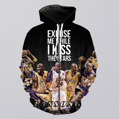 kobe bryant Zip hoodie Jacket