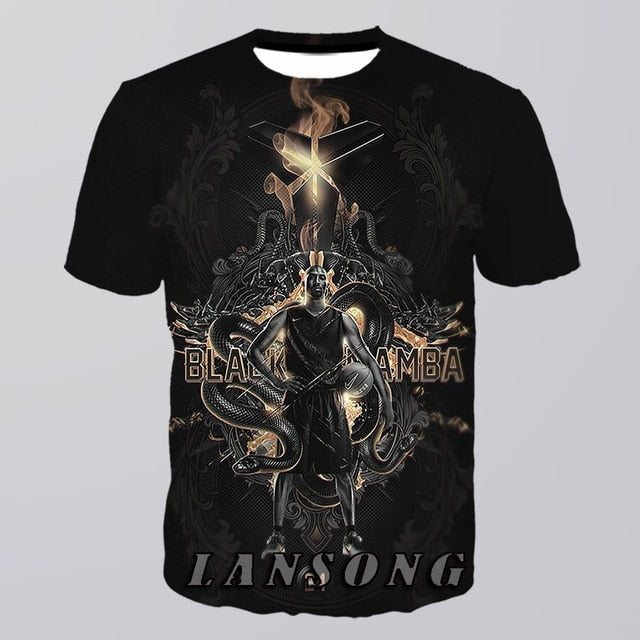 kobe bryant Black Mamba Fashion T-Shirt