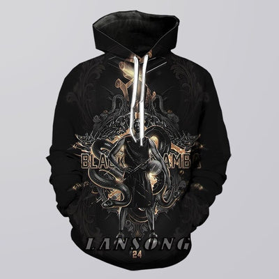 kobe bryant Black Mamba Hoodie Jacket