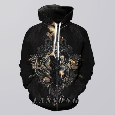kobe bryant Zip hoodie Black Mamba Hoodie Jacket