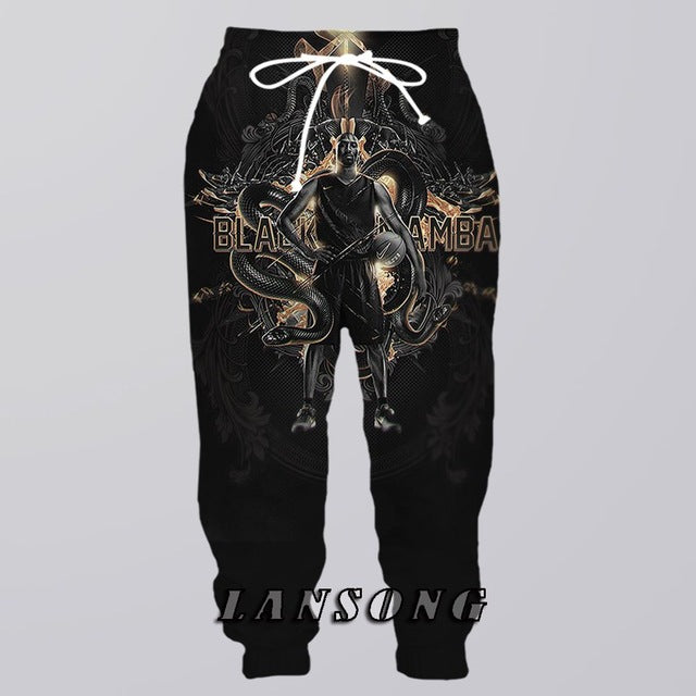 kobe bryant Black Mamba Fashion Pants
