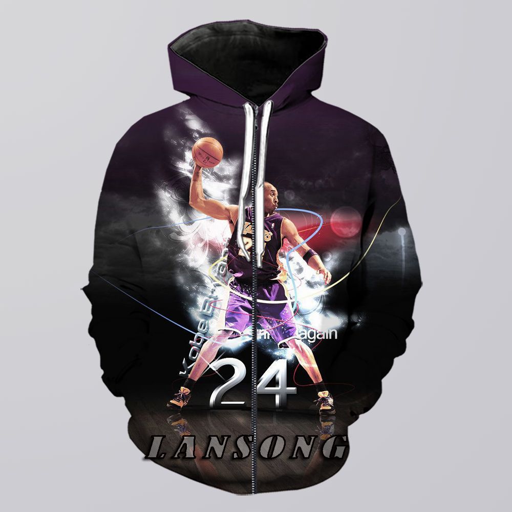 kobe bryant Zip Hoodie Jacket